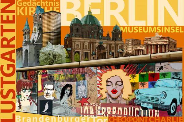 "BERLIN" (Print) Digitaldruck 600 x 400 mm
