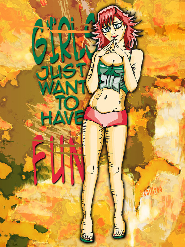 comic art „Girls Just Want To Have Fun #06“,  Poster