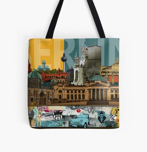 BERLIN - Big City - Am Puls der Metropole – Allover-Print Tote Bag