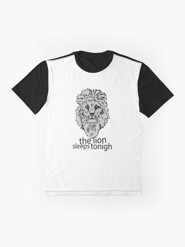 The Lion King - the Lion sleeps tonight GREY Grafik T-Shirt
